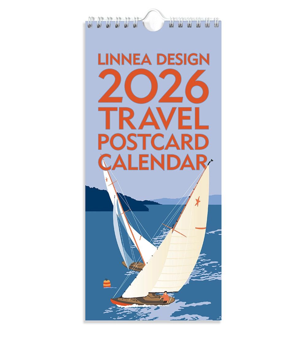 Linnea 2026 Travel Postcard Calendar
