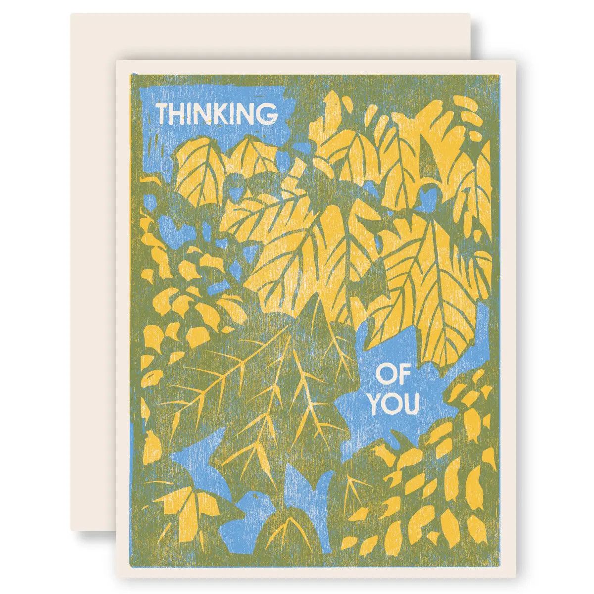 Thinking of You Letterpress Card