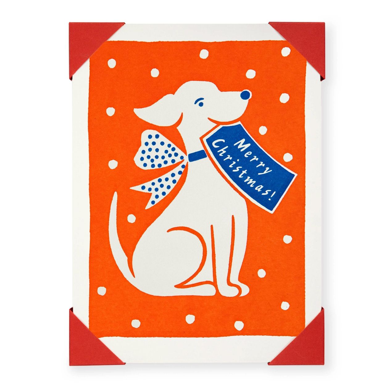 Christmas Dog Notelet Cards (box of 5)