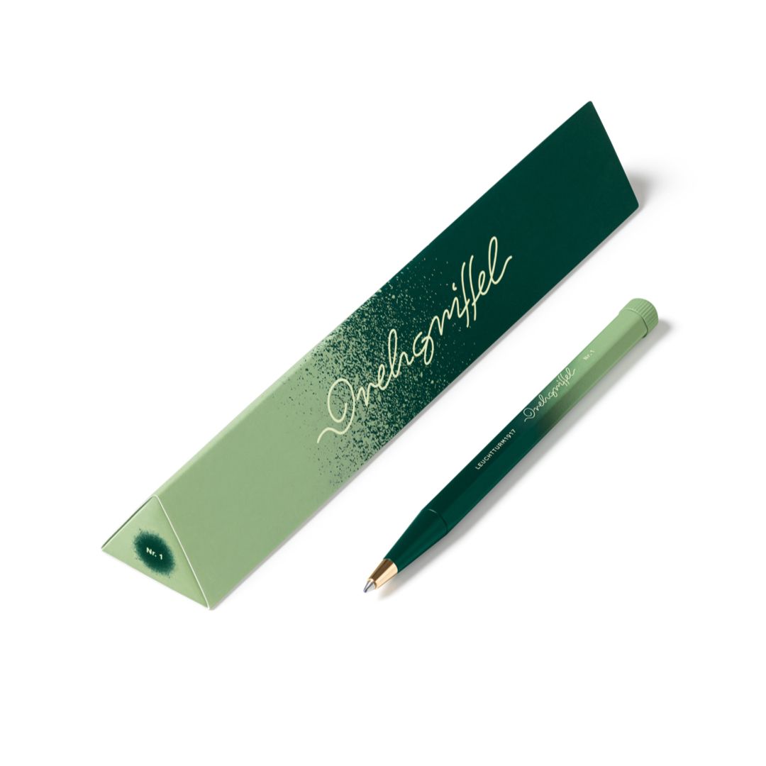 Leuchtturm1917 -  Drehgriffel Nr. 1, Ballpoint Pen - Gradient Edition - Forest Green/Sage