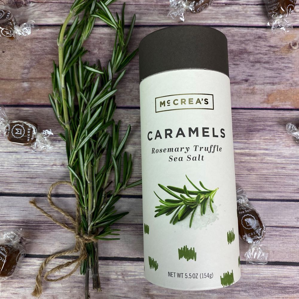 Rosemary Truffle Sea Salt Caramels - Sleeve 5.5oz