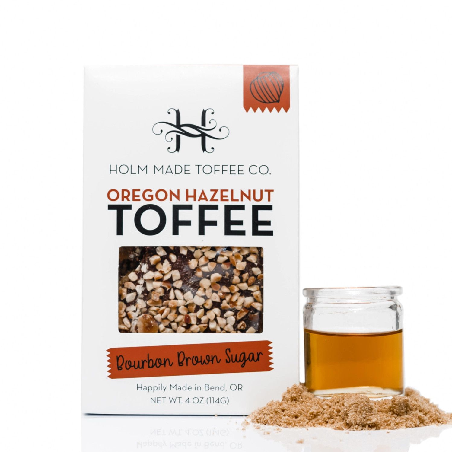 Oregon Hazelnut Toffee - Bourbon Brown Sugar