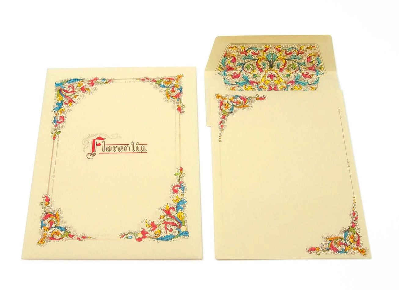 Florentia Letter &amp; Envelope Stationery Portfolio