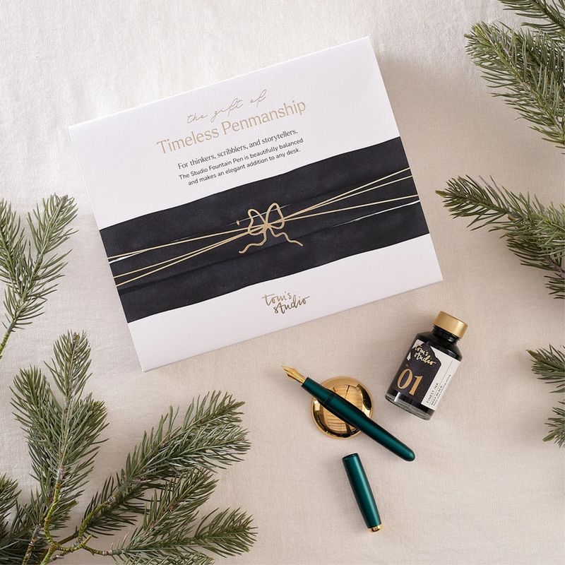 Tom's Studio Fountain Pen &amp; Gift Set - Ivy
