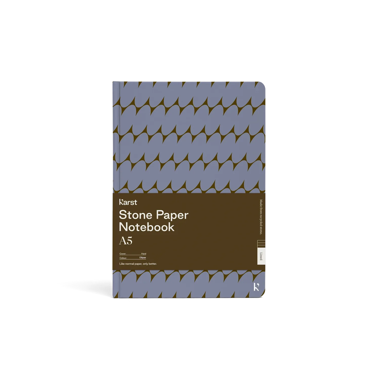 Karst Stone Paper - A5 Lined Hardcover Notebook - Muse Collection - Ellipse