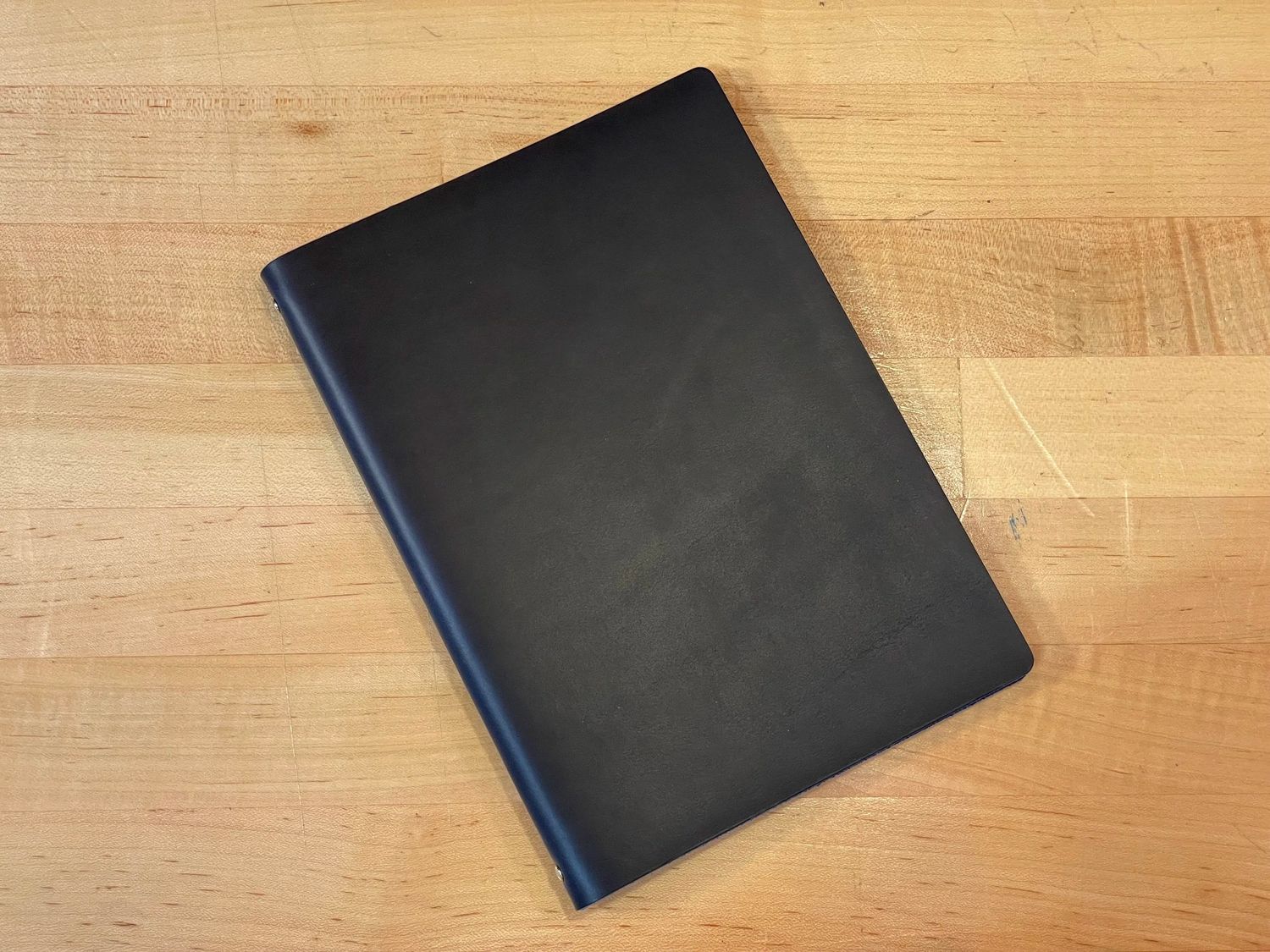 Goby Design A5 Leather Notebook - Indigo