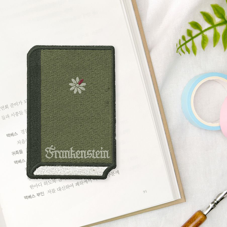 Wearingeul Embroidered Bookmark - Frankenstein