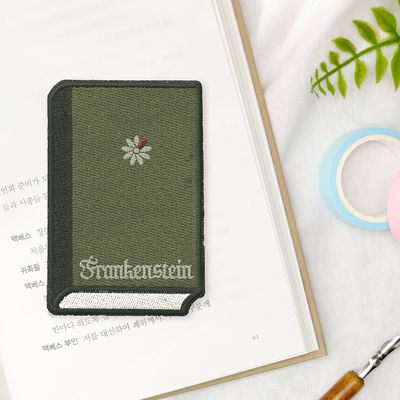Wearingeul Embroidered Bookmark - Frankenstein