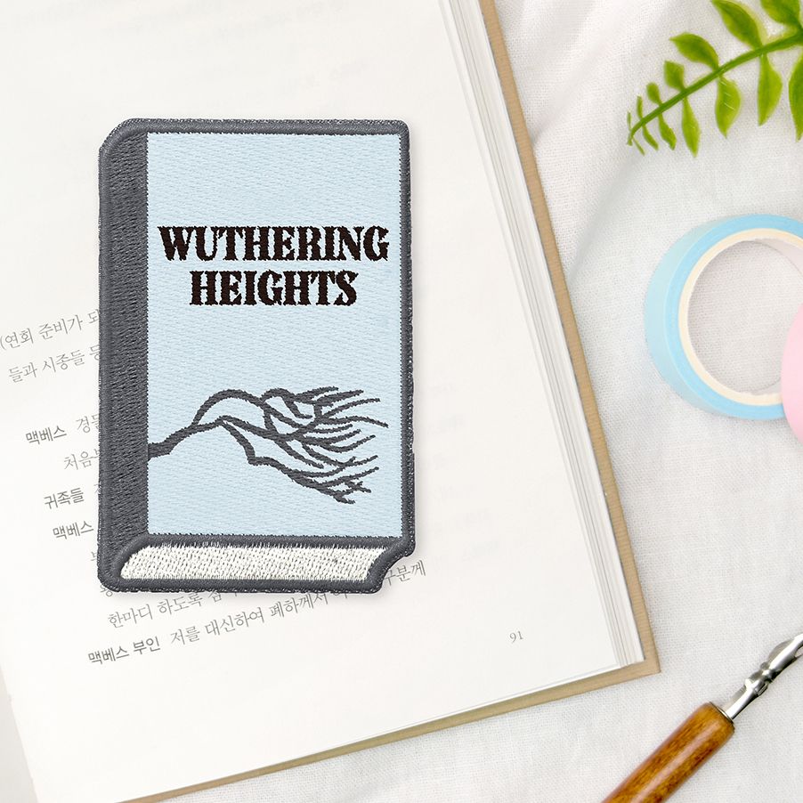 Wearingeul Embroidered Bookmark - Wuthering Heights