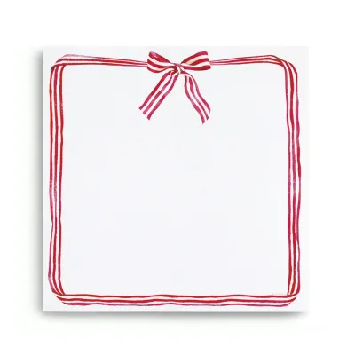 Red Ribbon Candy Chunky Notepad