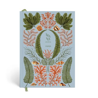 Coral Reef Hardcover Guided Travel Journal A5