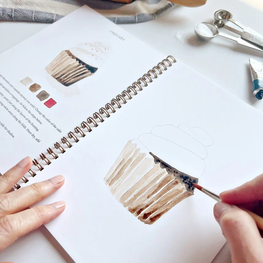 Emily Lex - Watercolor Workbook - Baking