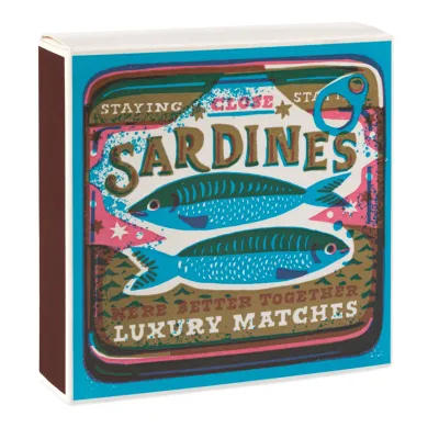 Better Together Sardines Square Safety Matches