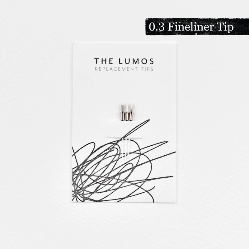 Tom's Studio Lumos Tips - 0.3 Fineliner (Pack of 3)