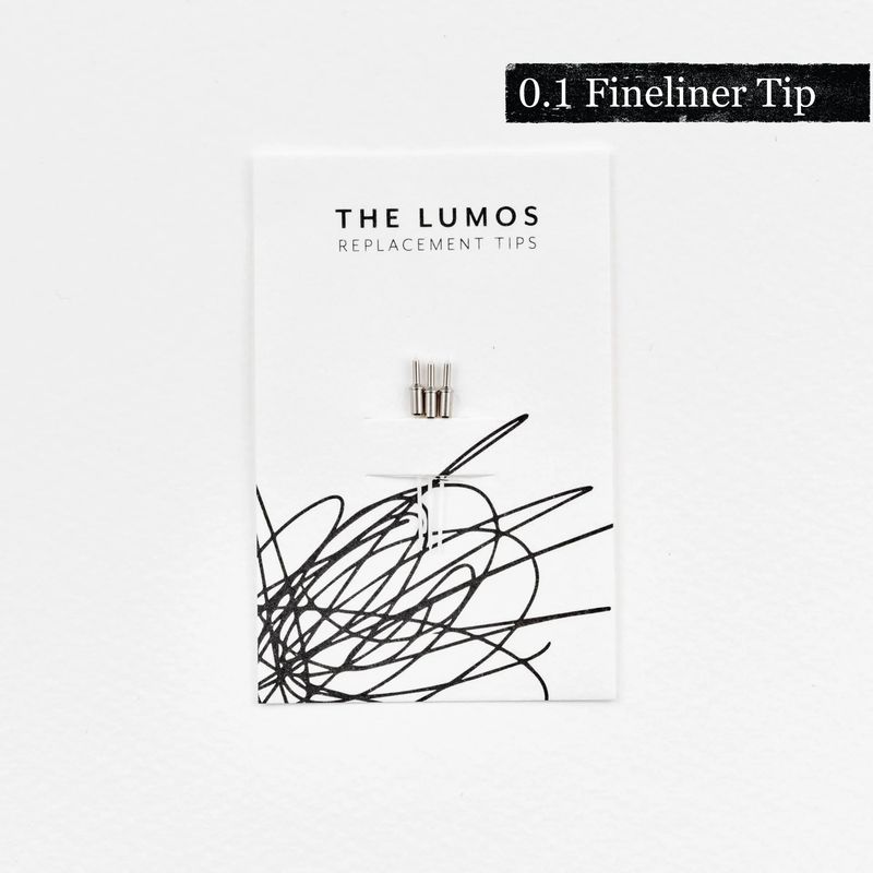Tom's Studio Lumos Tips - 0.1 Fineliner  (Pack of 3)