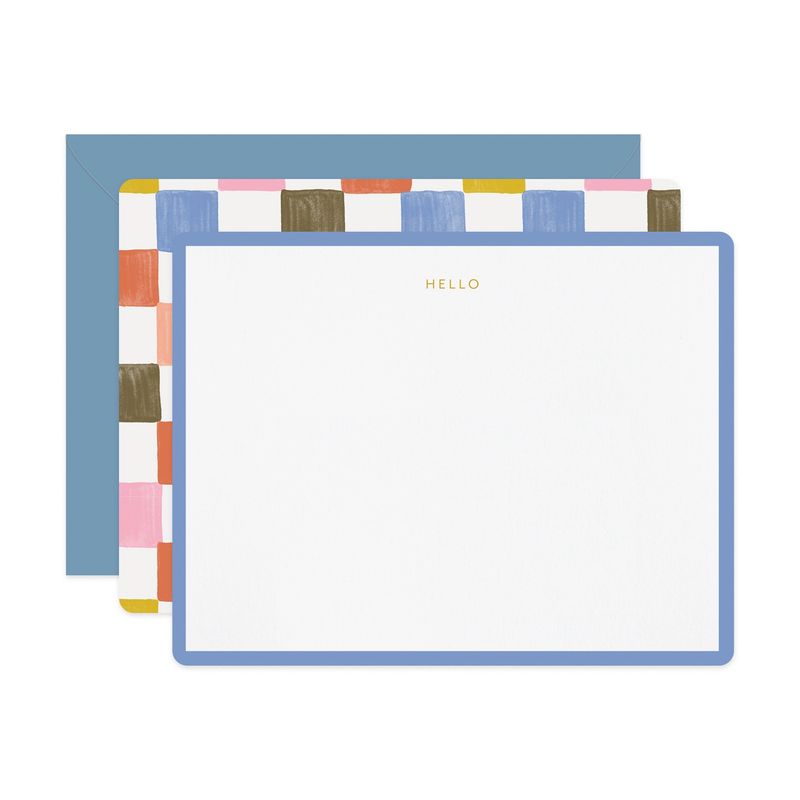 Check Flat Notecards (box of 6)
