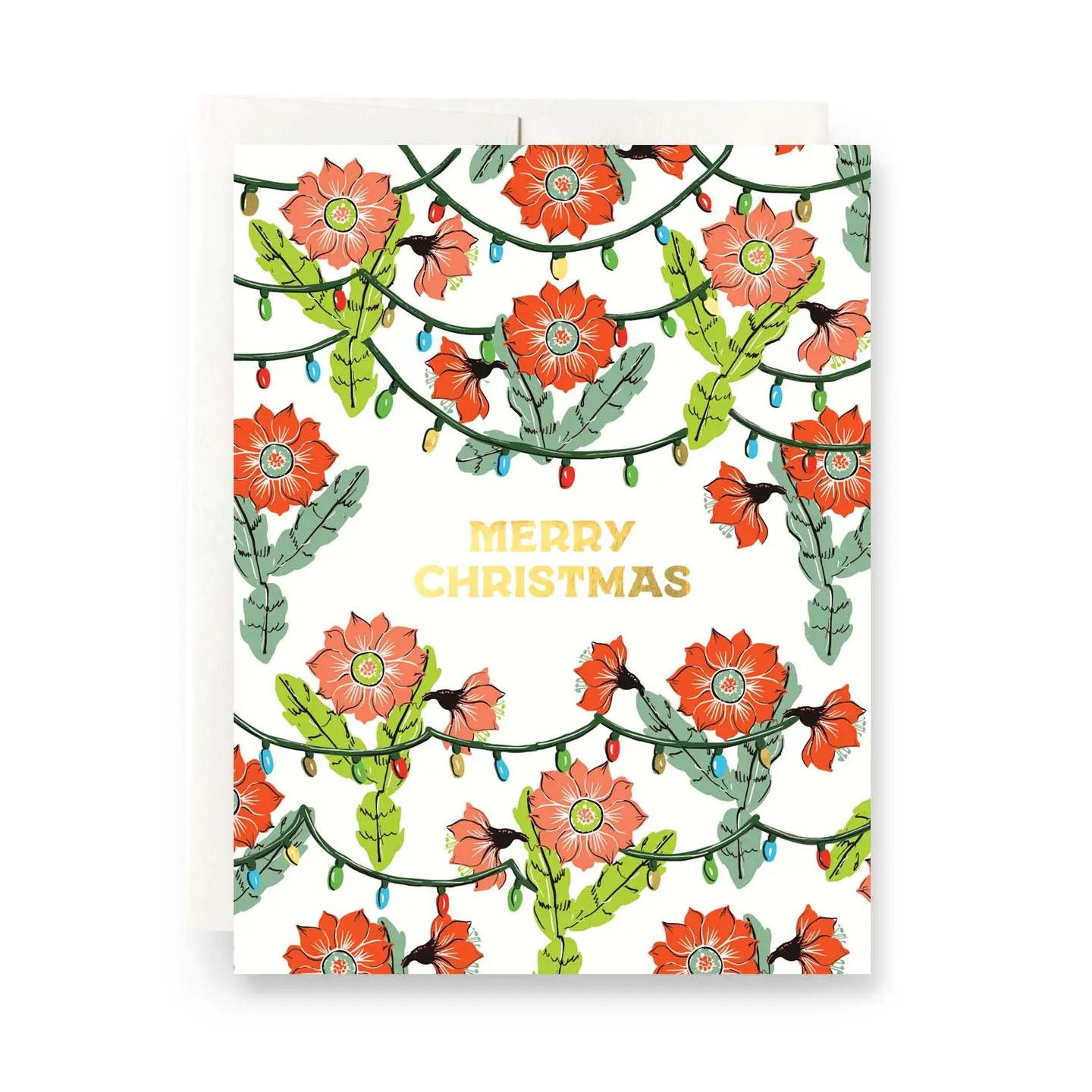 Orchid Cactus Christmas Cards (box of 6)