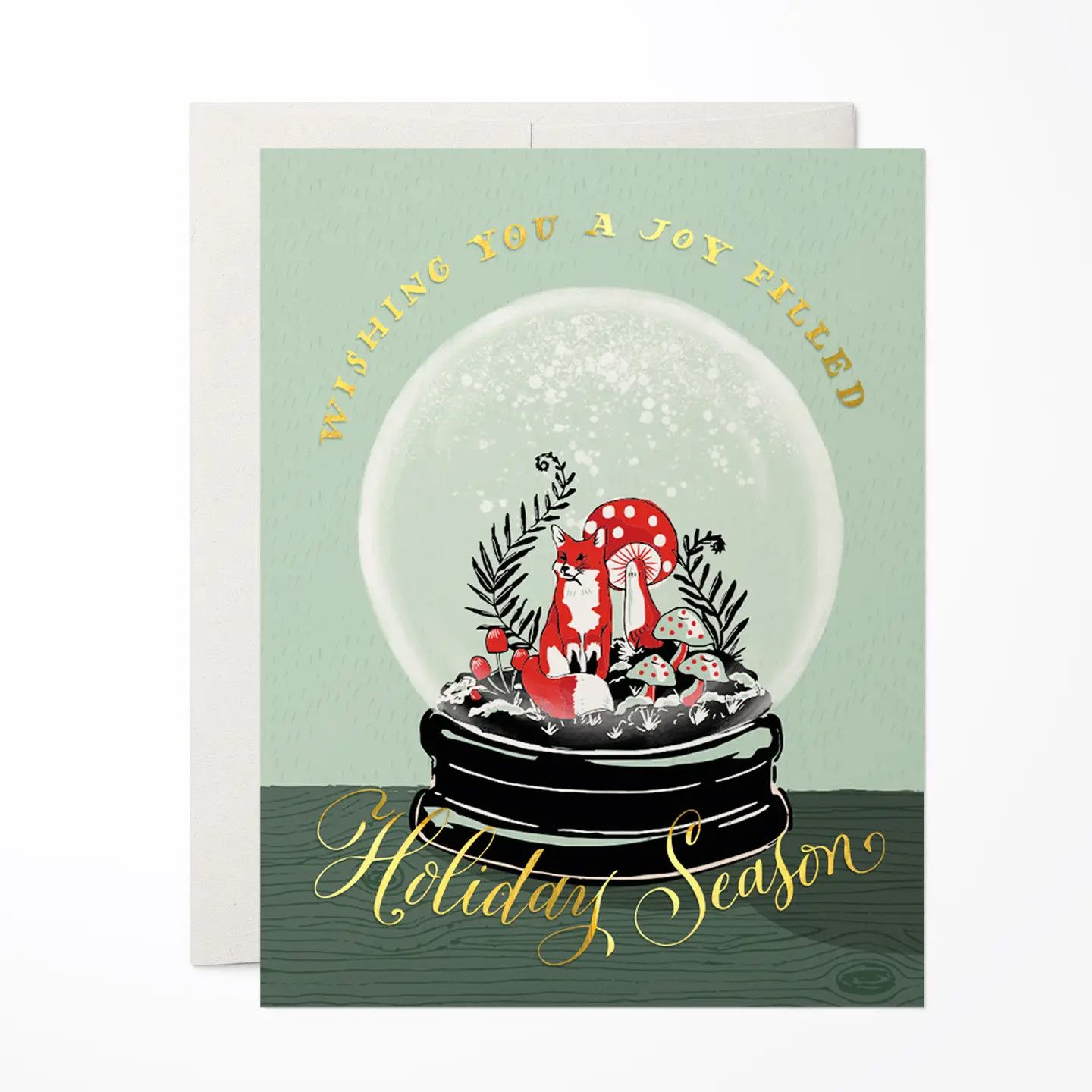 Fox Snowglobe Holiday Cards (box of 6)