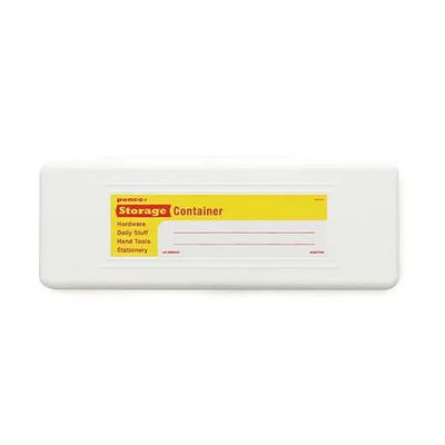 Storage Container Pen Case - White