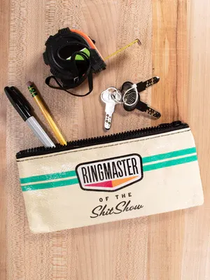 Ringmaster Shitshow Pencil Case