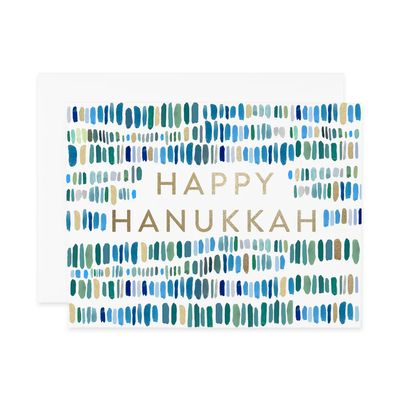 Happy Hanukkah Paint Swatch Card