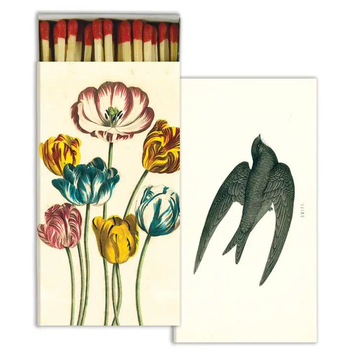 Matches - Variegated Tulips &amp; Swift