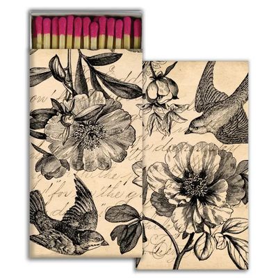 Matches - Scratchboard Peony