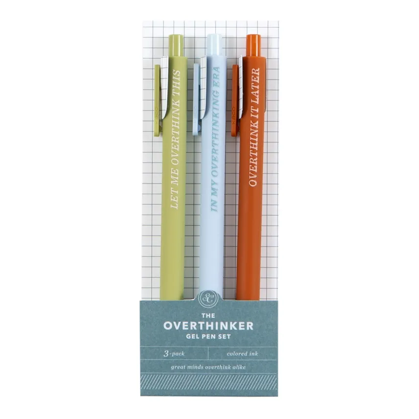 The Overthinker Pen Set