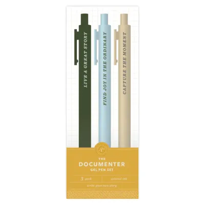 The Documenter Gel Pen Set