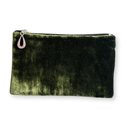Velvet Coin Purse - Pine