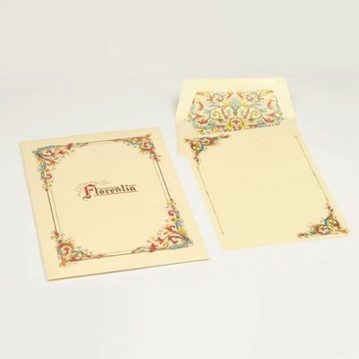 Florentia Letter &amp; Envelope Stationery Portfolio