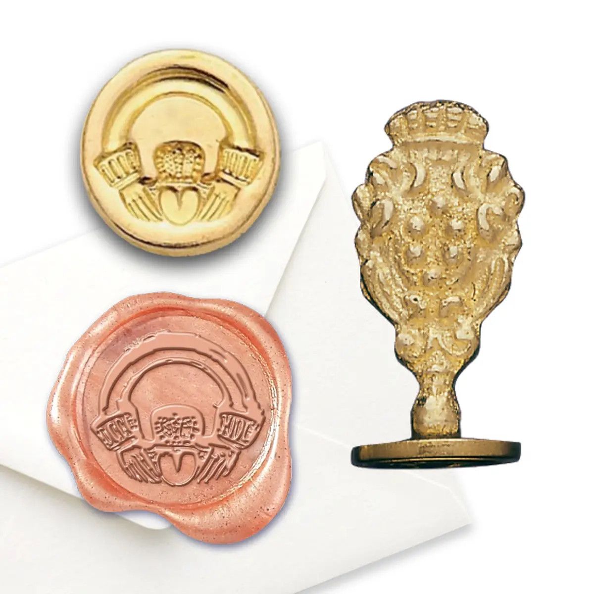 Florentine Wax Seal Stamper - Claddagh