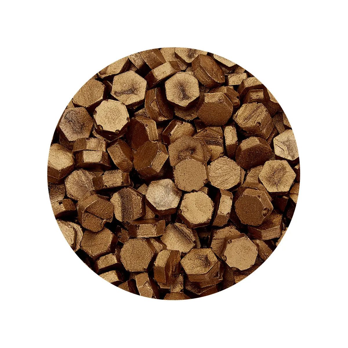 Sealing Wax Beads with Spoon - Classic Gold