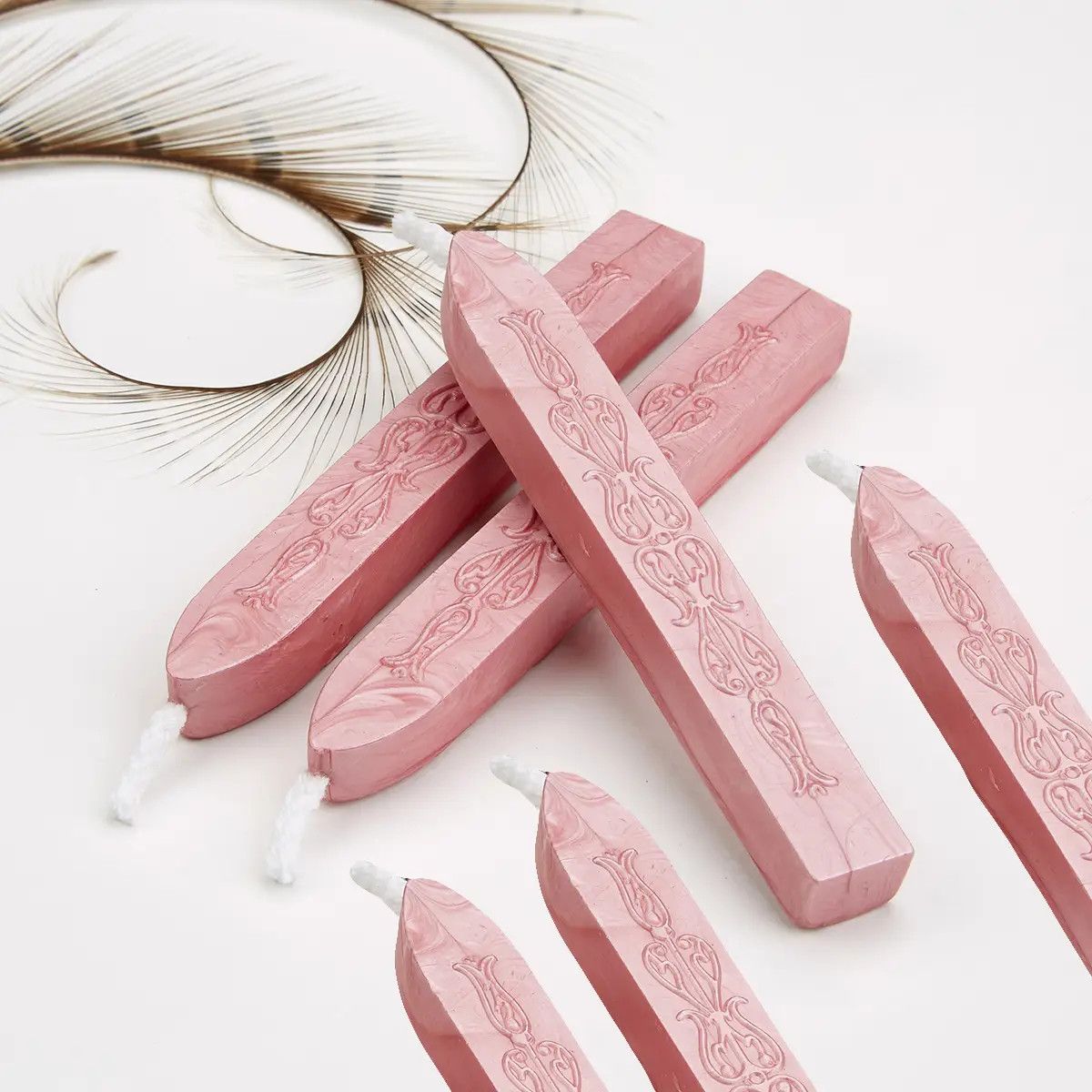 Wick Sealing Wax Stick - Pink Pearl