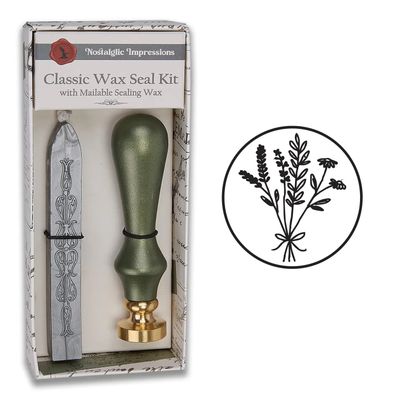 Wood Handle Wax Seal Kit - Wildflowers