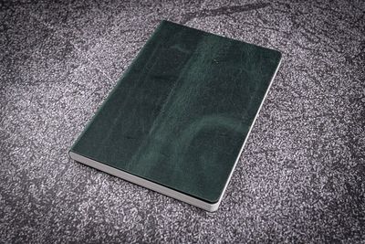 Leather Notebook - Tomoe River Paper - A5 - Crazy Horse Forest Green
