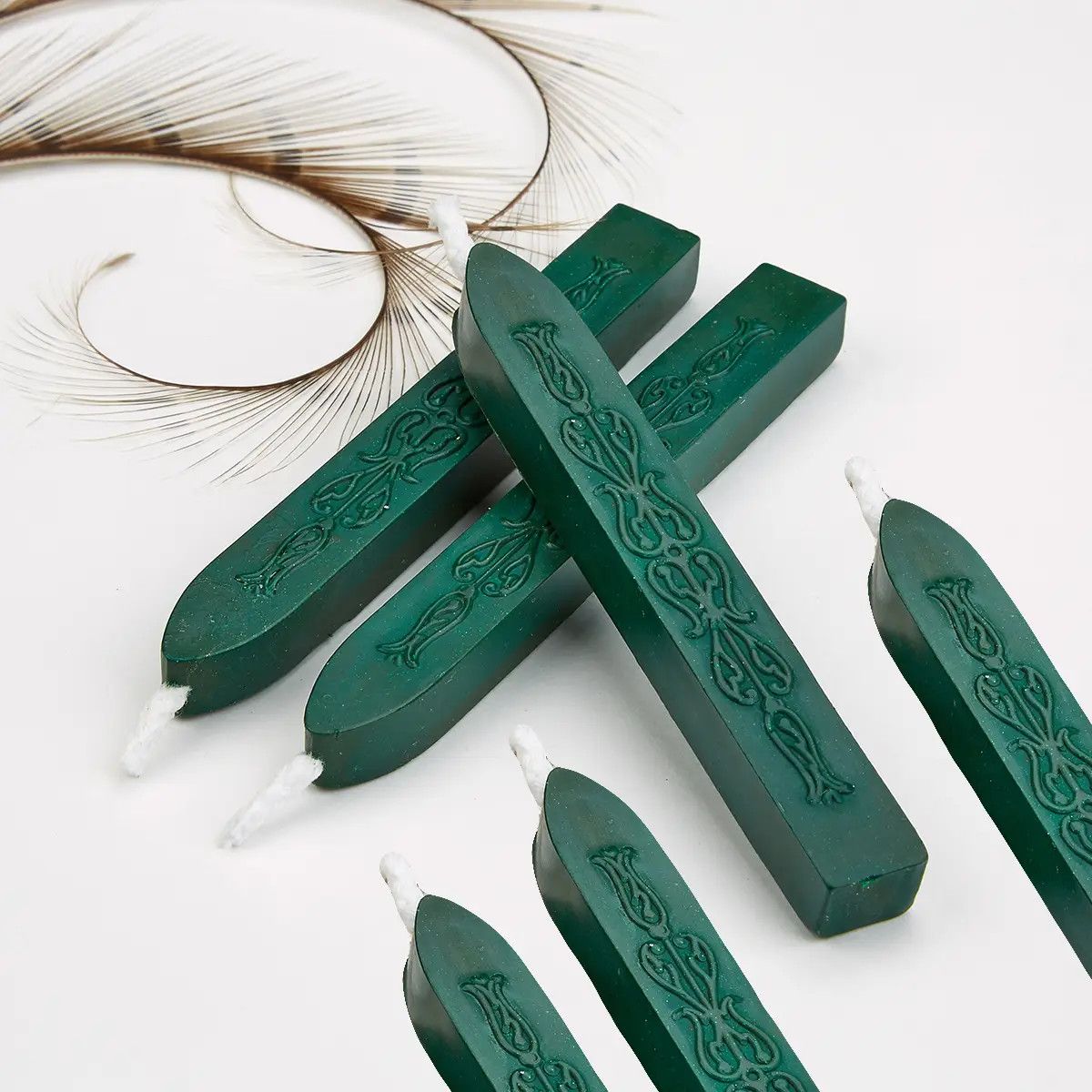 Wick Sealing Wax Stick - Forest Green