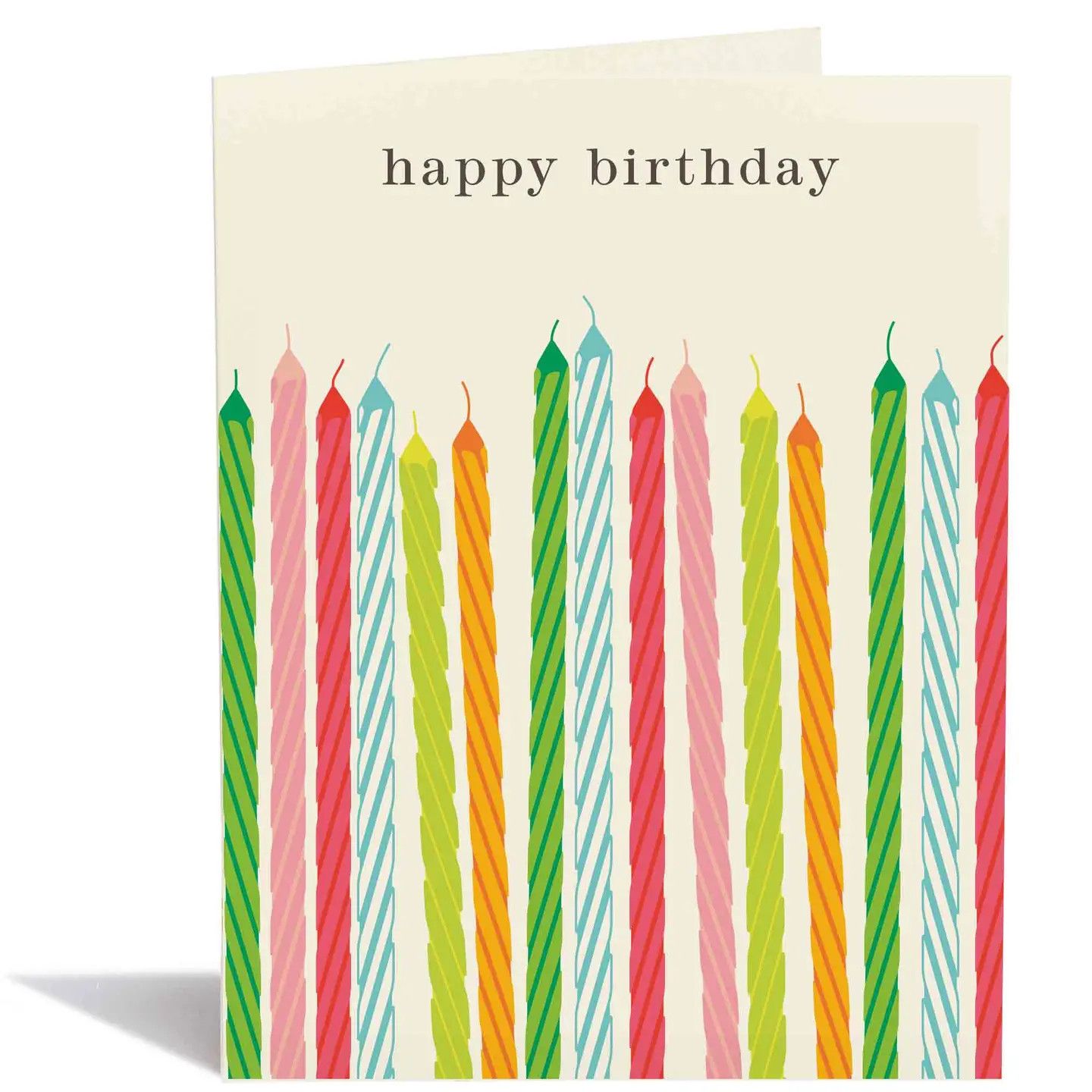 Colorful Birthday Candles Card
