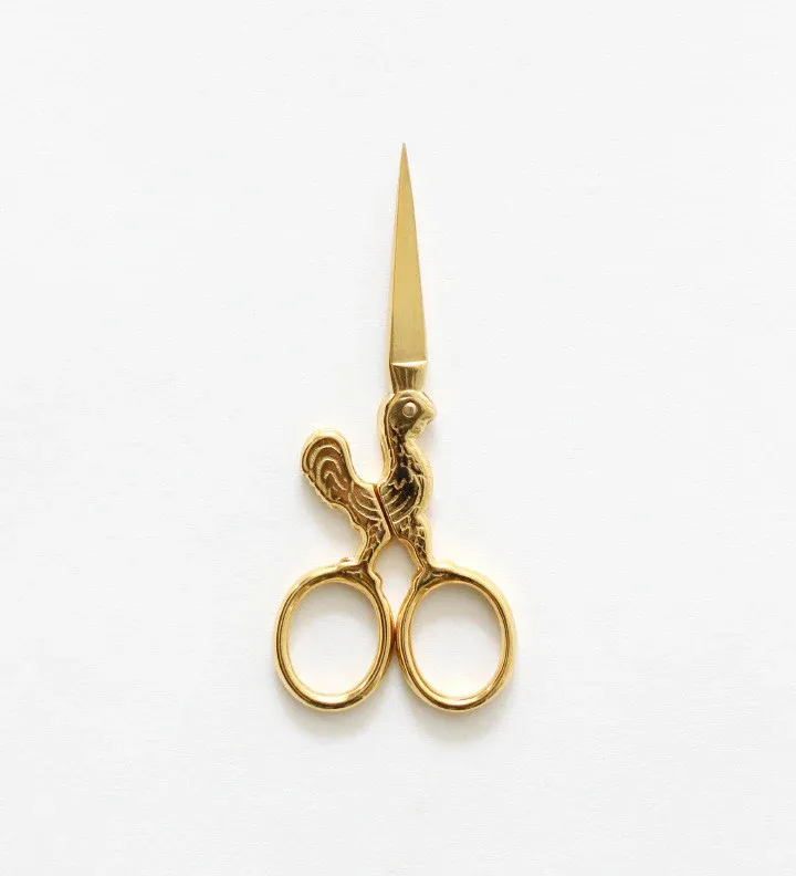 Gold Rooster Scissors - Small