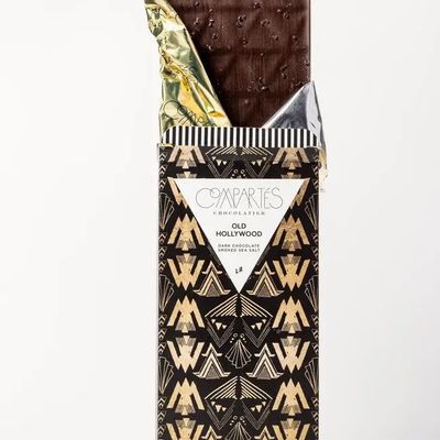 Old Hollywood Smoked Sea Salt Dark Chocolate Bar