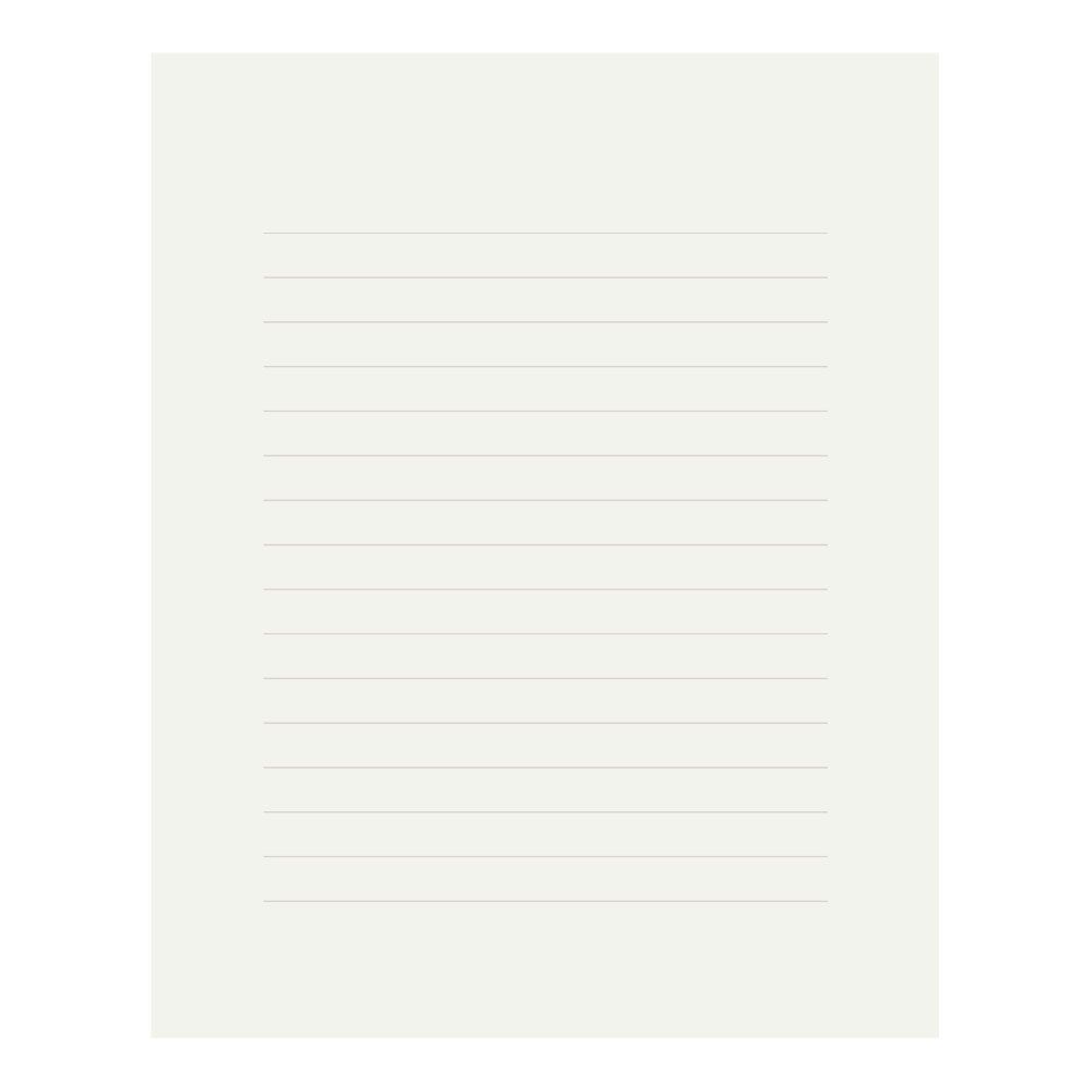 Midori MD Letter Pad Cotton Horizontal Ruled