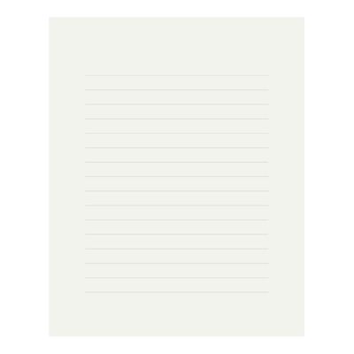 Midori MD Letter Pad Cotton Horizontal Ruled