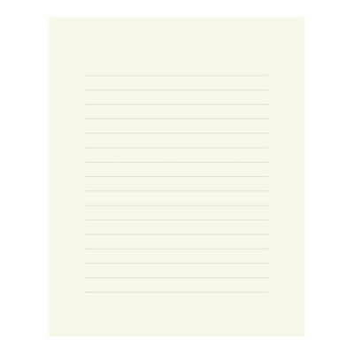Midori MD Letter Pad Horizontal Ruled