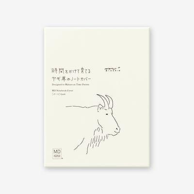 Midori MD Goat Leather Notebook Cover - A6