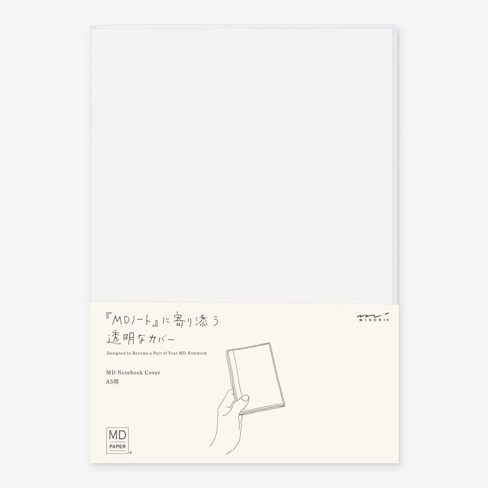 Midori MD Clear Notebook Cover - A5