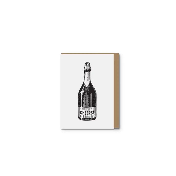 Champagne Mini Note Card