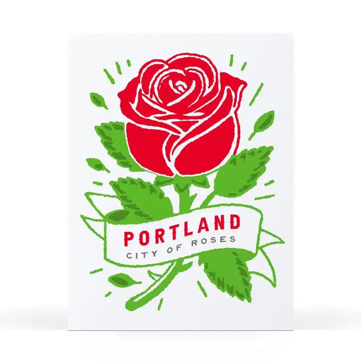 Portland Roses Greeting Card