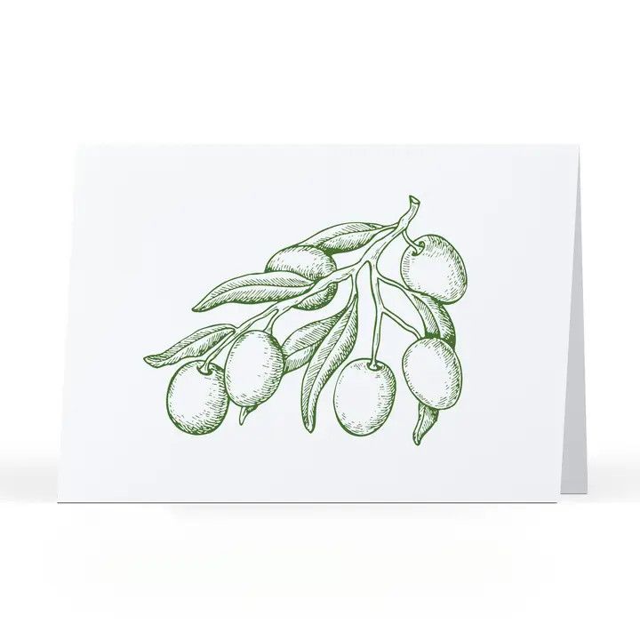 Olives Mini Note Card
