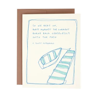 Fitzgerald Boats Letterpress Card