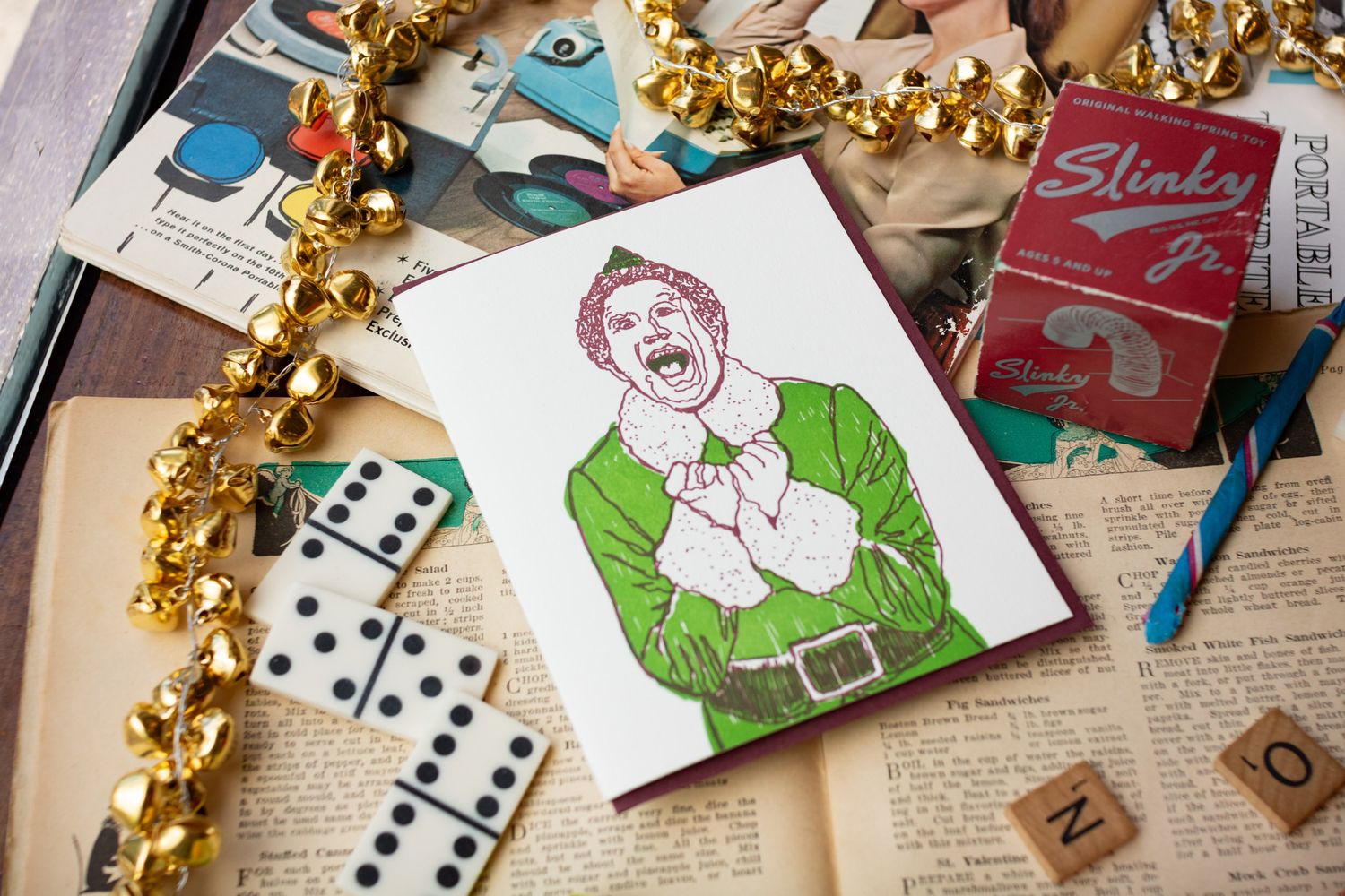 Buddy the Elf Christmas Letterpress Card